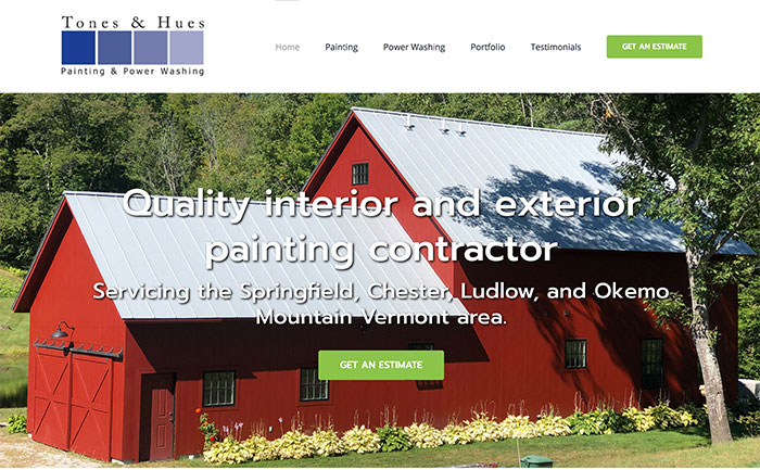 Example #2 of Contractor Web Design
